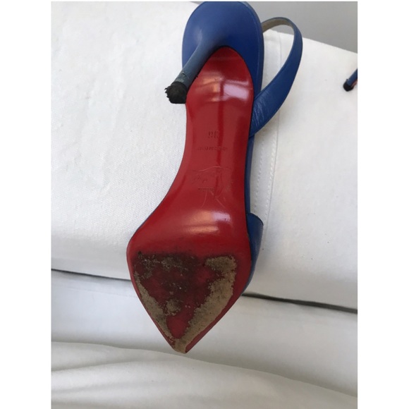 💋Blue Christian Louboutin Heels - Picture 2 of 4